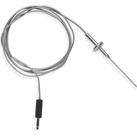 WEBER THERMOMÈTRE ALIMENTAIRE ULTRA-FIN AVEC CÂBLE, POUR ALIMENTS DÉLICATS, POINTE COURTE, EN ACIER INOXYDABLE, JUSQU'À 300 C (3 (1/3)