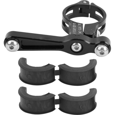 Support de bouteille d'eau vélo en alliage d'aluminium GUB, adaptateur de porte-gourde pour cadre de vélo, noir (1/5)
