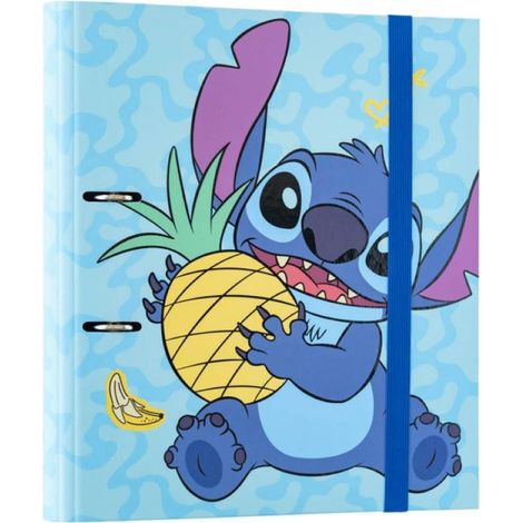 Disney Stitch - A4-Ordner aus der Tropical-Kollektion (2 Ringe, Gummiband) (1/4)