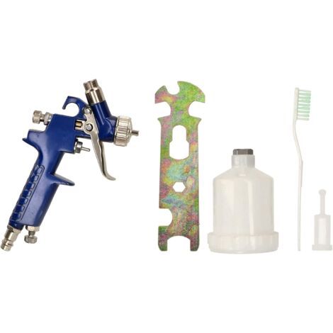 Kit mini pistolet à peinture HVLP 0,8 mm 125 ml basse pression 3 options de réglage-NANOTEH (1/5)