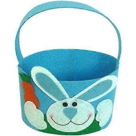 Sac cadeau bleu, sac à bonbons de Pâques, sac cadeau de Pâques, sac lapin de Pâques, sac cadeau lapin (1/2)