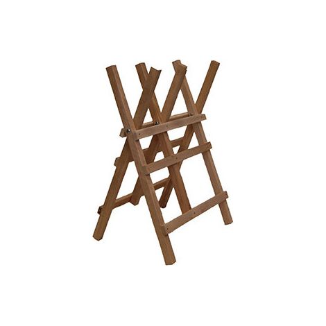 Holz-Sägebock (Buche und/oder Esche) 3 große, verstärkte Arbeitstische L: 94 cm - L: 63 cm - H: 81 cm