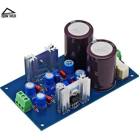 Carte de filtrage d'alimentation double réglable LM337LM317 AC12-18V vers tension continue régulée positive et négative