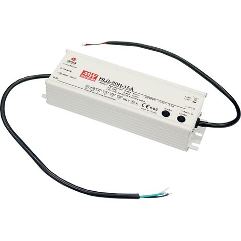 MW Mean Well HLG-80H-24B LED-Treiber, LED-Trafo Konstantspannung, Konstantstrom 81.6 W 3.4 A 14.4 -
