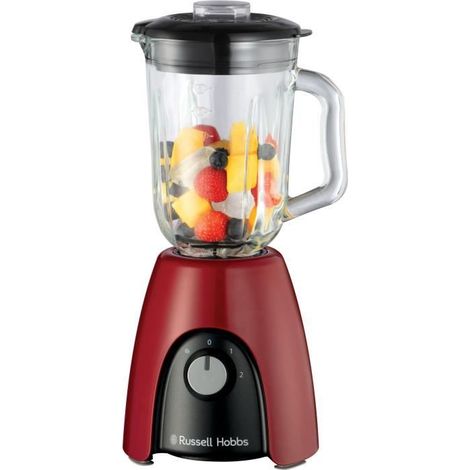 Russell Hobbs 27120-56 Mixer 1,5 l Tischplatten-Mixer 650 W Schwarz, Rot, Transparent (1/5)
