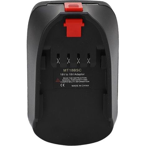 Adaptateur secteur pour outils électriques, convertisseur de batterie lithium 18 V BL1815 BL1815B pour Bosch