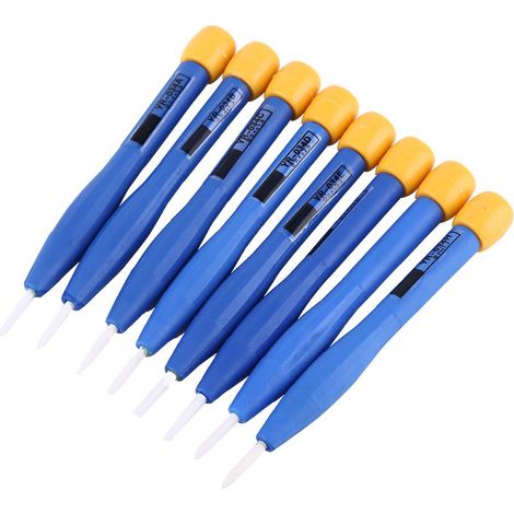 Tournevis à fréquence réglable, ensemble en plastique et céramique antistatique, outils manuels pour la maison, utiles, nouveau 8 pièces (1/5)