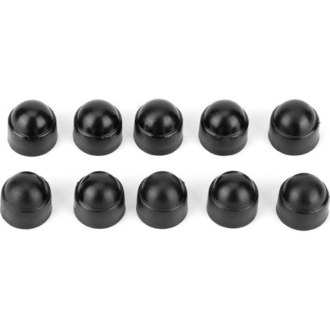 10 vis M8 écrous hexagonaux en plastique 15mm/0.59in capuchons de tête de vis (1/5)