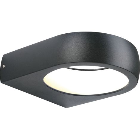 Applique extérieure filaire IP54 (470lm 3000K) - Noire - Voltman (1/5)