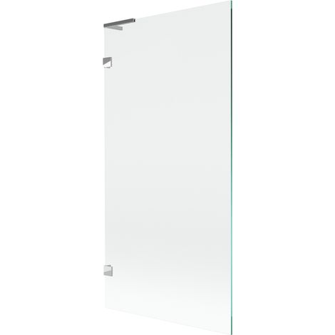 Mexen Lunar L paroi de baignoire 1 battant 90 x 150 cm, transparent, chrome - 897L-090-000-01-00 (1/5)