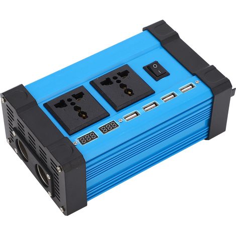 500W 12V auf 220V Konverter, Modifizierte Sinuswelle, Dual-LCD-Display, 4 USB 4,2A Anschlüsse, Spannungsadapter für Camping und Fahrzeuge. (1/5)