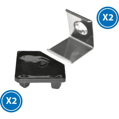 Pack 2 Tapones y 2 grapas  Negro   IluminaShop