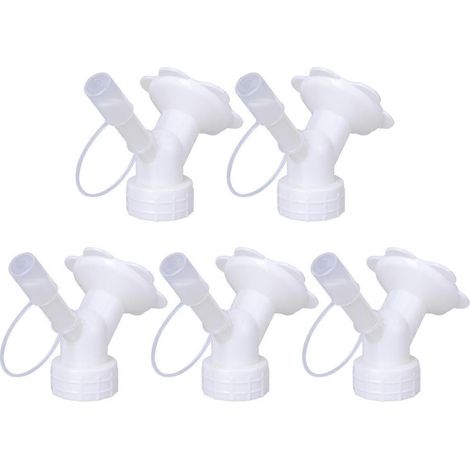 Planting Nozzle 5Pcs Set for Watering Gardening Sprinkler Tool in White Color (1/3)