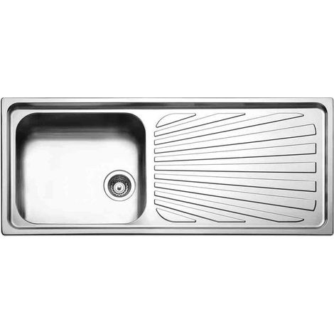 Apell TO1161IRBC Lavello Incasso con Gocciolatoio Destro 116x50 1 Vasca Inox
