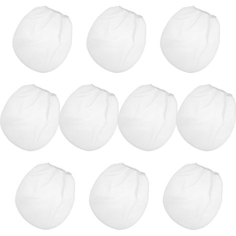 Packung mit 10 weißen Nylon-Farbfiltern mit elastischer Öffnung, Ölfarbenfilter für Heimwerker-Workshops (1/5)