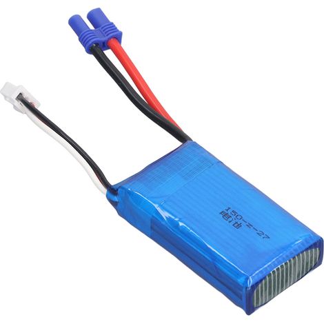 Batterie Lithium 7.4V 850mAh 30C EC2 pour bateau RC Walkera F150 Travel Machine Accessoire Rodeo 150 Z 27 (1/5)