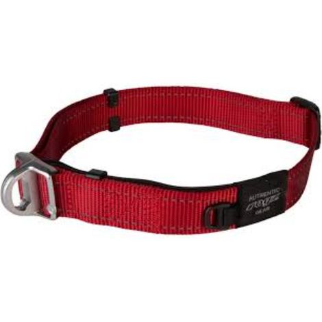Rogz Safety Lumberjack Collar Dimensione XL Red