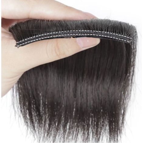 Perruque Femme 30cm Marron Clair, Clip Cheveux Épais Fluffy Léger Élastique, Postiche pour Fête Anniversaire Cosplay (1/5)