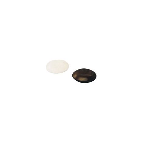 Cache vis pvc pour vis creuse - Décor : Blanc - CAMAR (1/2)