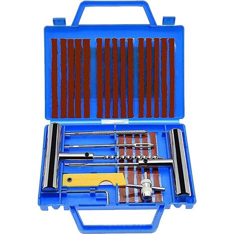 Kit de reparación de neumáticos de alta resistencia, 28 piezas, Kit universal de reparación de neumáticos, camiones, quads, Producto Belle's (1/5)