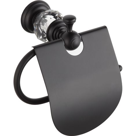 Mexen Estela soporte para papel higiénico, negro - 7011533-70 (1/2)