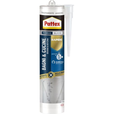 Silicone Trasparente Pattex Bagni & Cucine 300 ml (1/5)