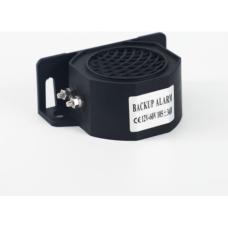 Loud, waterproof, voice-activated reversing horn/buzzer for cars, trucks, and heavy-duty vehicles (12V-48V) (1/4)