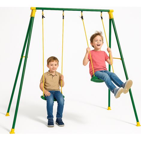 Altalena Playground 2 posti in ferro (1/5)