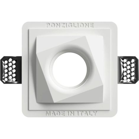 Faretto incasso lampadari bartalini etnamaid fp14 gu10 led gesso verniciabile