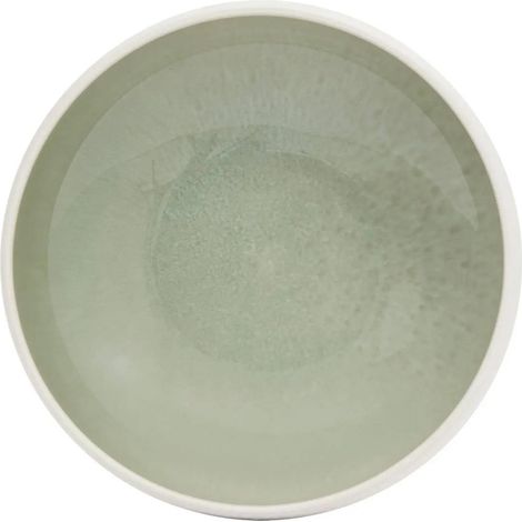 Lot de 6 Assiettes Creuses "Chiara" 16cm Vert (1/2)