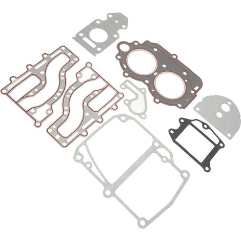 Zylinderkopfdichtungssatz mit Kunststoffdichtungen, geeignet für 15 und 18 PS Zweitakt-Außenbordmotoren. (1/4)