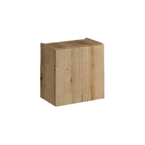 Meuble mural cubique en bois - L 30 x H 30 x P 18,9 cm - Astral Oak - Livraison gratuite