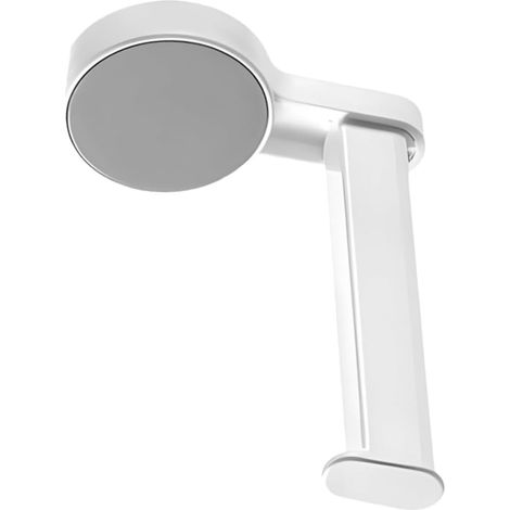 Support rouleau WC, sans perçage, blanc, ABS, pour toilettes (1/5)