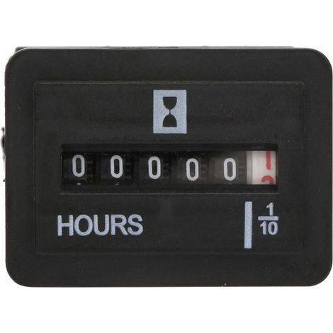 Compteur horaire moteur Compteur horaire à Quartz 10-80V AC/DC 99999.9 heures pour le comptage du temps du sport timer