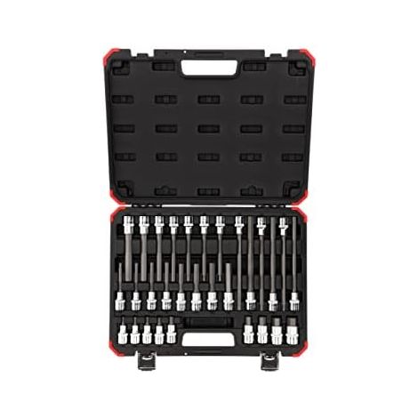 Juego  de  llaves  de  vaso  Gedore  Red  R6800  3030  30  piezas,  1/2"  5  -  19  mm  para  tornillos  hexagonales  interiores  -  3301573 (1/5)