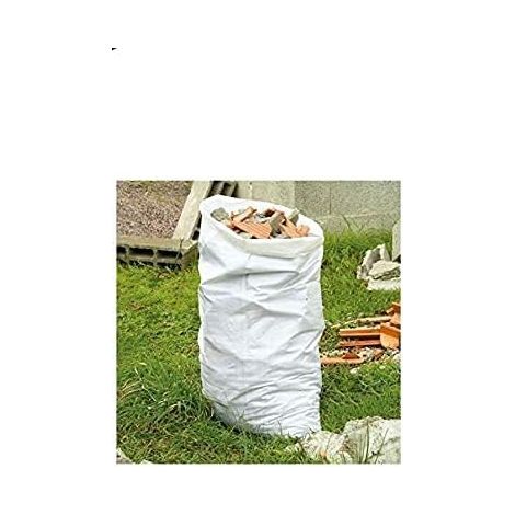 20 Bauschuttsäcke – 50 x 96 cm – verstärkt und widerstandsfähig – bis zu 60 kg