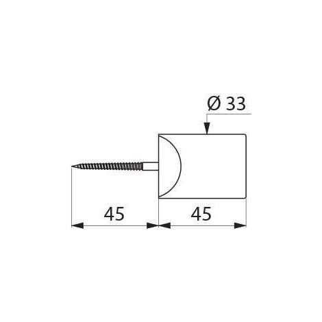 Clé de raccordement pour coin UR L45mm ALLIA, VILLEROY & BOCH
