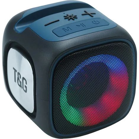 Enceinte Bluetooth sans fil, compatible avec les interfaces carte TF, USB et AUX, appels mains libres TWS.