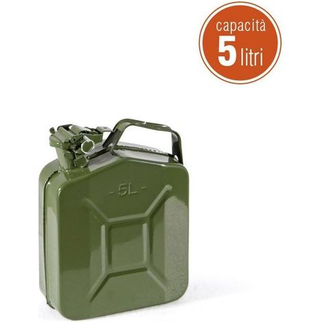 TANICA PER CARBURANTI IN METALLO Lt. 5 (1/2)