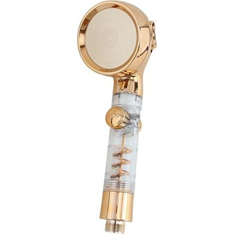 Trade Shop - DUSCHKOPF MIT STOP-TASTE MEHRJET-BADEZIMMERDUSCHE SPIRAL-LÜFTER-DUSCHKOPF 87533 - (1/5)