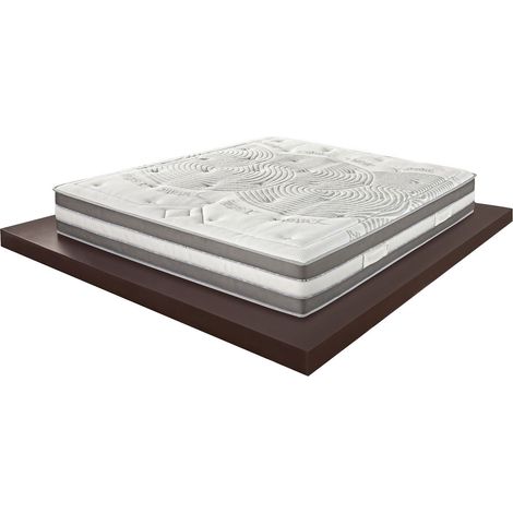 Materasso memory ALOE THERAPY LATEX alto 28cm Piazza e mezza 120x190 detraibile , 7 cm Memory, 11 zone di portanza differenziata, Sfoderabile Lana/Cotone, in OMAGGIO cuscino - Materassimemory.eu (1/5)