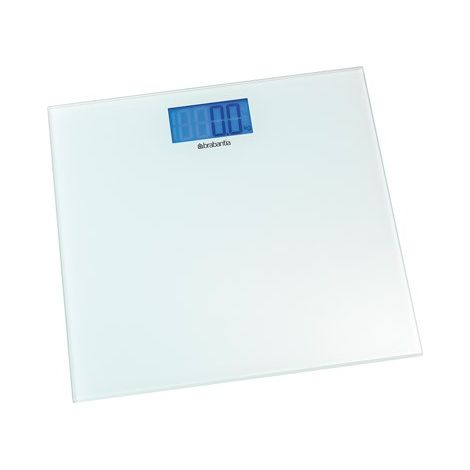 Pèse-personne Digit. Blc Verre