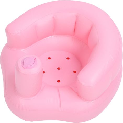 Siège gonflable pour bébé, étanche, pliable, avec pompe à gaz intégrée, en PVC, support pour nourrisson (1/5)