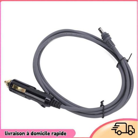 Câble D'alimentation de Voiture DC 6,5ft 12V 24V Cordel de Cigarement de Cigare Résistant à L'eau Mini Antenne de Camion RV (1/4)