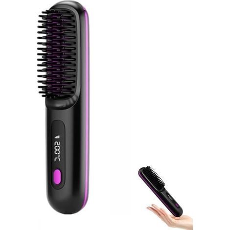 Bellabrush Pro Haarbürste, Bella Brush Pro, Bellabrush Thermalbürste, Bellabrush Pro Kabellose Ionen-Haarbürste für unterwegs (1/4)
