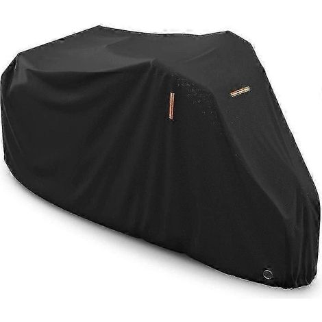 Housse pour tricycle (nouveaux modèles), housse pour tricycle électrique, housse pour vélo compatible avec les vélos, housse imperméable pour tricycle couché d'extérieur, noire, 190 cm (L) x 76 cm (l) (1/5)