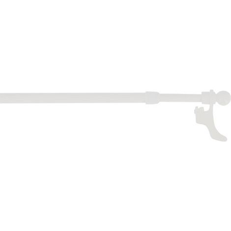 MOBOIS - Tringle néorido plus d9 25/40cm boule blanc mat