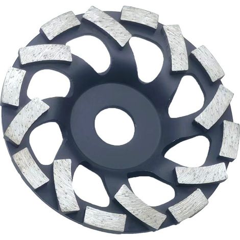 Disque de ponçage diamanté abrasif de 125 mm pour béton. Meule abrasive pour le ponçage du béton, de la pierre et du granit. (1/5)