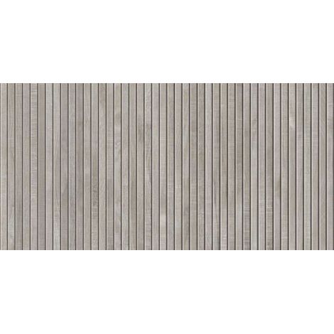 Carrelage sol / mur effet bois bambou à relief 60x120 cm ARTWOOD RIBBON GREY(vendu par boite de 1.44m2)