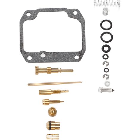 Kit 19 pièces métallique réparation carburateur remplacement Suzuki LT160 LT160E 1989-1992, outil restauration moteur, joint complet, durable (1/5)